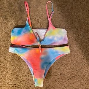 Tie dye bikini